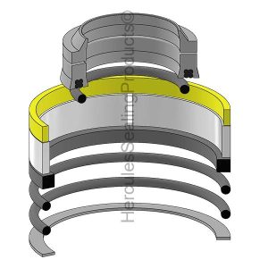 Hydraulic Cylinder Seal Kit – 2 Rod × 3.5 Bore – EY-6955800