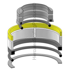 Hydraulic Cylinder Seal Kit – 2.25 Rod × 5 Bore – EY-6955804