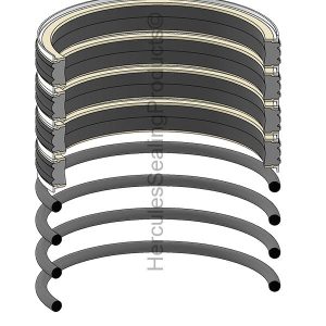 Bore 110.000 mm, Hydraulic Seal Kit (FAS-GSC-23)