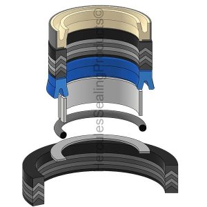 Ford Hydraulic Cylinder Seal Kit – 50 mm Rod × 100 mm Bore – FD-251038