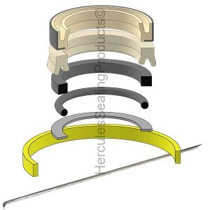 Ford Hydraulic Cylinder Seal Kit – 40 mm Rod × 70 mm Bore – FD-251072