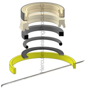 Ford Hydraulic Cylinder Seal Kit – 40 mm Rod × 80 mm Bore – FD-251073