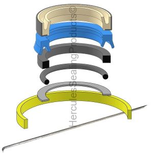 Ford Hydraulic Cylinder Seal Kit – 50 mm Rod × 70 mm Bore – FD-251162