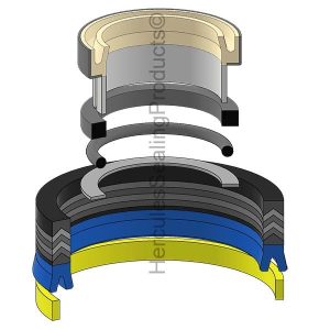 Ford Hydraulic Cylinder Seal Kit – 50 mm Rod × 80 mm Bore – FD-251317