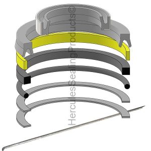 Ford Hydraulic Cylinder Seal Kit – 2 Rod × 3 Bore – FD-251362