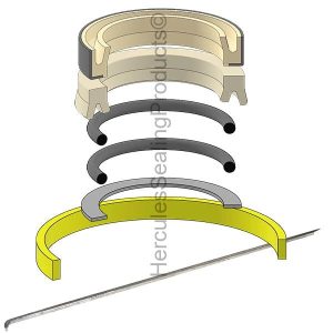 Ford Hydraulic Cylinder Seal Kit – 40 mm Rod × 60 mm Bore – FD-251370
