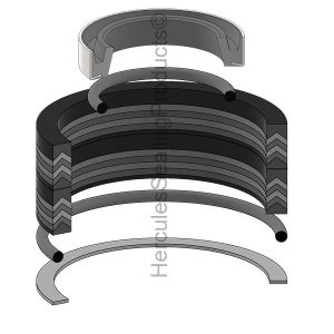 Ford Hydraulic Cylinder Seal Kit – 1.5 Rod × 2 Bore – FD-309956