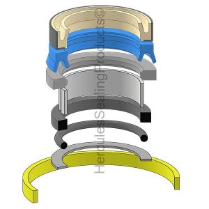 Ford Hydraulic Cylinder Seal Kit – 56 mm Rod × 100 mm Bore – FD-FP398