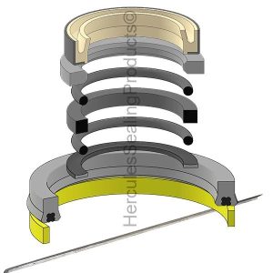 Ford Hydraulic Cylinder Seal Kit – 50 mm Rod × 70 mm Bore – FD-FP459