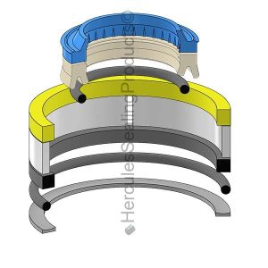 Gehl Hydraulic Cylinder Seal Kit – 1.5 Rod × 2.75 Bore – GEHL-131299