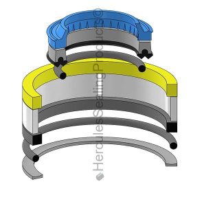 Gehl Hydraulic Cylinder Seal Kit – 1.375 Rod × 2.5 Bore – GEHL-134849