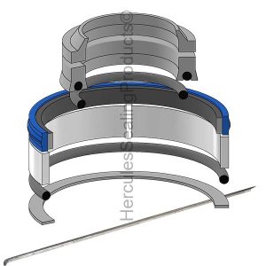 Gehl Hydraulic Cylinder Seal Kit – 1.375 Rod × 3 Bore – GEHL-L97769
