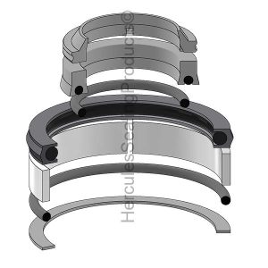 Gehl Hydraulic Cylinder Seal Kit – 2.25 Rod × 4.5 Bore – GEHL-L97917
