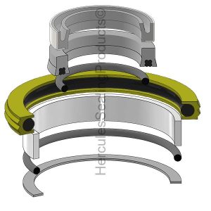Gehl Hydraulic Cylinder Seal Kit – 2.5 Rod × 4 Bore – GEHL-L97938