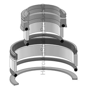 Gehl Hydraulic Cylinder Seal Kit – 1.75 Rod × 3.5 Bore – GEHL-L98527