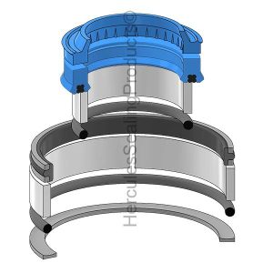 Gehl Hydraulic Cylinder Seal Kit – 2.25 Rod × 5 Bore – GEHL-L99330