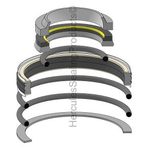 Genie Hydraulic Cylinder Seal Kit – 70 mm Rod × 110 mm Bore – GENIE-07.0721.0120GT