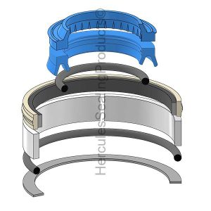 Hydraulic Seal Kit, Rod 1.750 x Bore 4.000 (GENIE-230483)