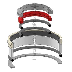 Hydraulic Seal Kit, Rod 2.000 x Bore 4.000 (GENIE-45898)