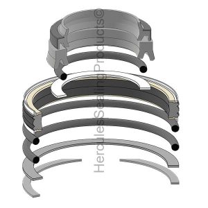 Genie Hydraulic Cylinder Seal Kit – 40 mm Rod × 75 mm Bore – GENIE-63350