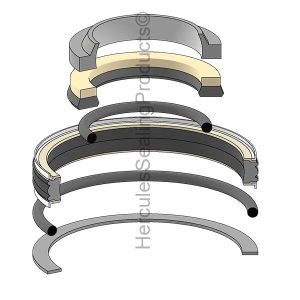 Hydraulic Seal Kit, Rod 60.000 mm x Bore 120.000 mm (GENIE-635965)