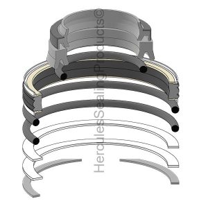 Genie Hydraulic Cylinder Seal Kit – 40 mm Rod × 63 mm Bore – GENIE-75469GT