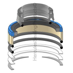 Genie Hydraulic Cylinder Seal Kit – 40 mm Rod × 63 mm Bore – GENIE-88349GT
