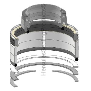 Hydraulic Seal Kit, Rod 32.000 x Bore 50.000 (GENIE-94255)