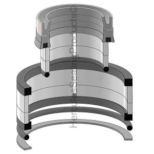 Gradall Hydraulic Cylinder Seal Kit – 2.5 Rod × 5 Bore – GRD-91034140
