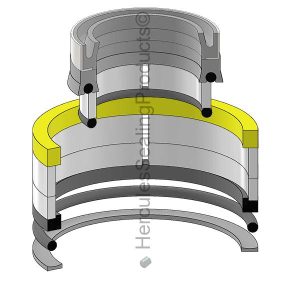 Gradall Hydraulic Cylinder Seal Kit – 1.5 Rod × 3 Bore – GRD-91034145