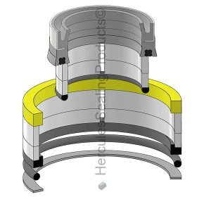 Gradall Hydraulic Cylinder Seal Kit – 2.5 Rod × 4 Bore – GRD-91034223