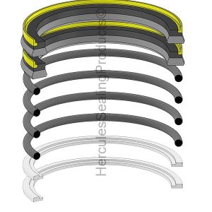 105 MM Piston Kit, Hydraulic Seal Kit (HIAB-330-0498)