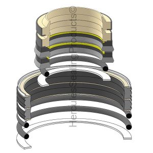 Hydraulic Seal Kit, Models 650 (HIAB-330-0633)