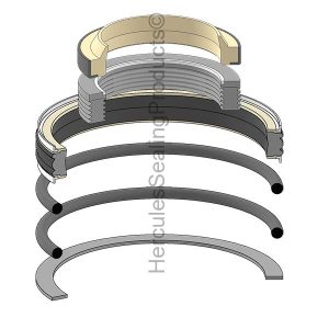 HIAB 100 mm Piston Kit – HIAB-330-0714