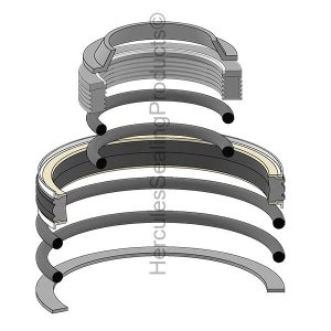 HIAB 100 mm Piston Kit – HIAB-622-1688