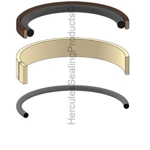 Hydraulic Piston Seal Kit, Bore 105.000 mm (HIDMK-S4881040)
