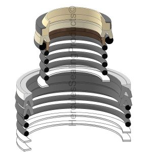 Hitachi Hydraulic Cylinder Seal Kit – 110 mm Rod × 170 mm Bore – HIT-4094852