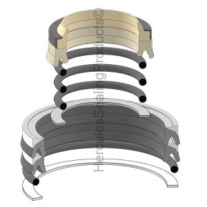 Hitachi Hydraulic Cylinder Seal Kit – 95 mm Rod × 150 mm Bore – HIT-4096957