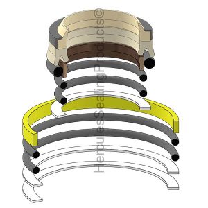 Hitachi Hydraulic Cylinder Seal Kit – 80 mm Rod × 125 mm Bore – HIT-4153213