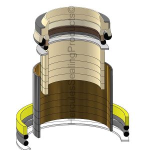 Hitachi Hydraulic Cylinder Seal Kit – 130 mm Rod × 225 mm Bore – HIT-4210676