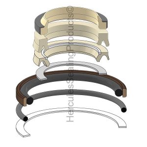 Hitachi Hydraulic Cylinder Seal Kit – 115 mm Rod × 170 mm Bore – HIT-4236057