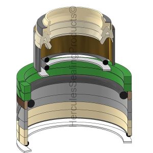 Hitachi Hydraulic Cylinder Seal Kit – 65 mm Rod × 95 mm Bore – HIT-4320994