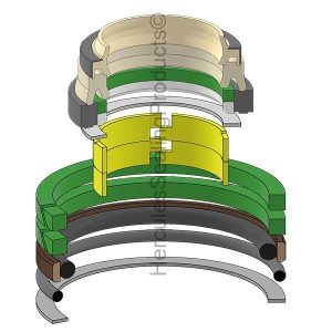 Hitachi Hydraulic Cylinder Seal Kit – 80 mm Rod × 110 mm Bore – HIT-4364913