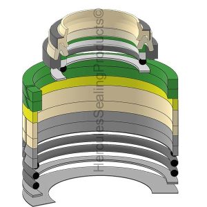 Hitachi Hydraulic Cylinder Seal Kit – 85 mm Rod × 125 mm Bore – HIT-4369902