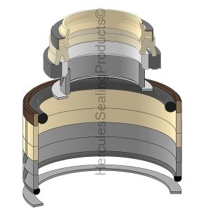 Hitachi Hydraulic Cylinder Seal Kit – 160 mm Rod × 230 mm Bore – HIT-4660647