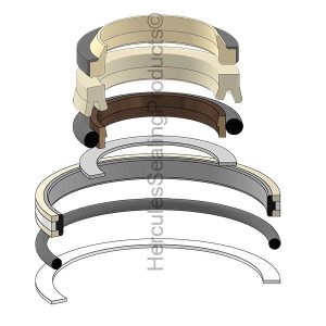 Hitachi Hydraulic Cylinder Seal Kit – 95 mm Rod × 145 mm Bore – HIT-9078843