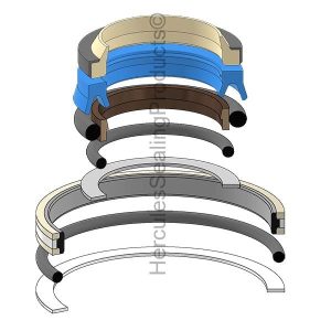 Hitachi Hydraulic Cylinder Seal Kit – 85 mm Rod × 125 mm Bore – HIT-9103844