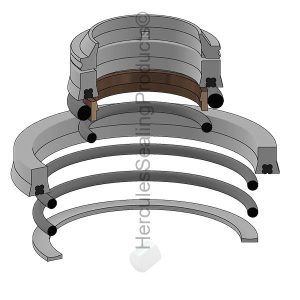 Heil Hydraulic Cylinder Seal Kit – 1.125 Rod × 3 Bore – HL-1-6160-100