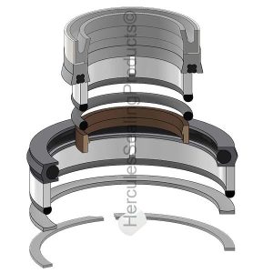 Heil Hydraulic Cylinder Seal Kit – 1.125 Rod × 3 Bore – HL-1-6405-100