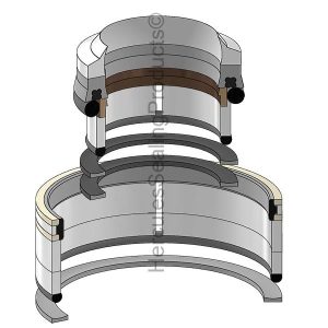 Heil Hydraulic Cylinder Seal Kit – 2.5 Rod × 5.5 Bore – HL-1-6610-007